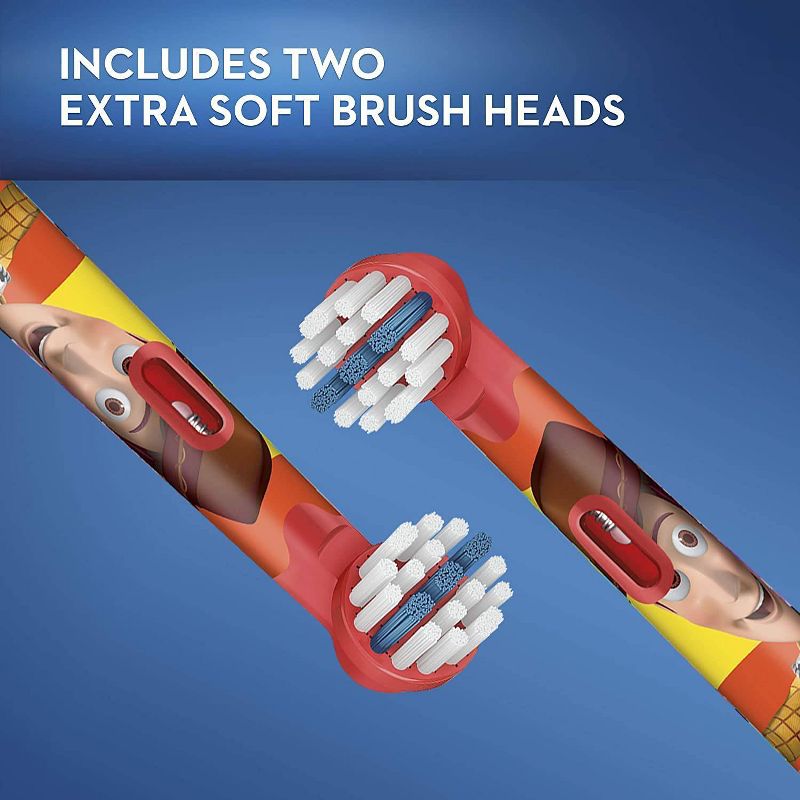 Oral-B Kids Extra Soft Replacement Brush Heads featuring Disney Pixar Toy Story - 2ct