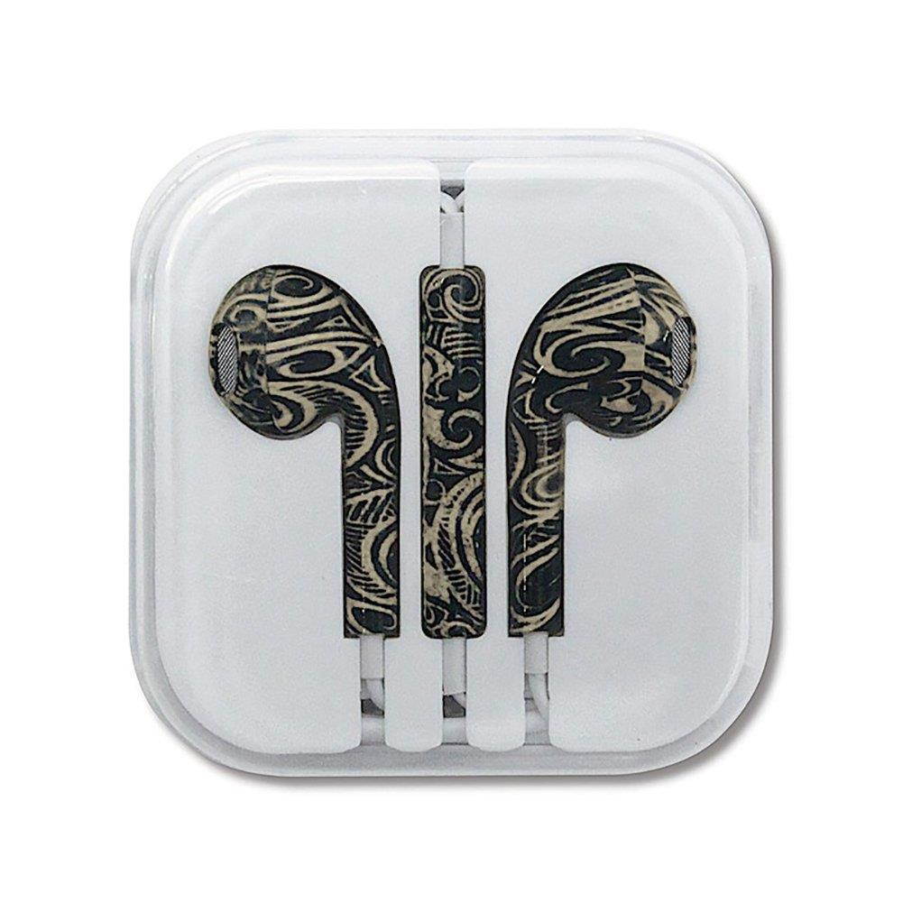 Welcome to the Islands Hawaiian Style Ear Buds Tribal Tattoo