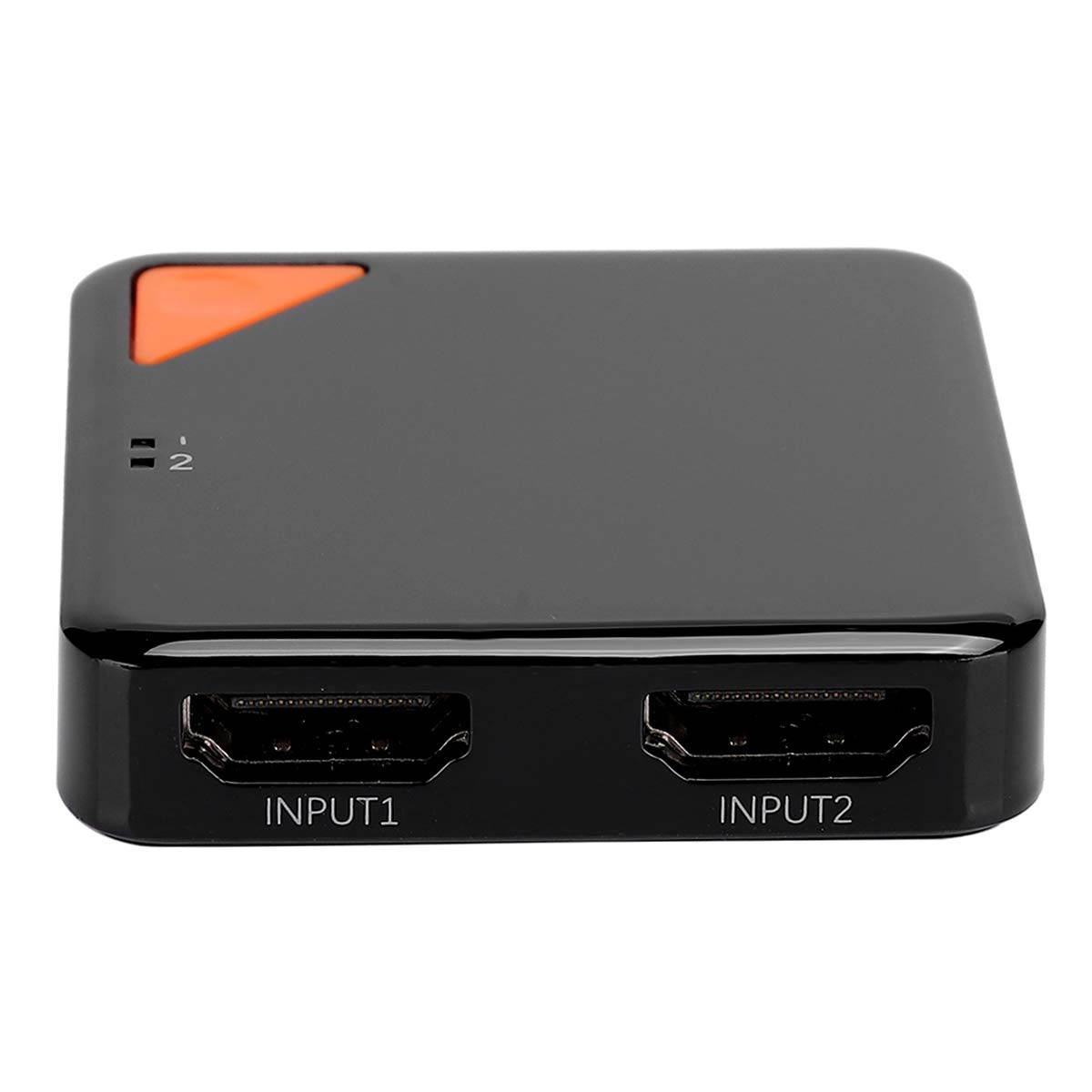 SOONHUA Bi- Directional Switcher, Plug and Play 3D Visual Effect Screen Adapter 4k HD Two- Way HDMI- Compatible Splitter Suitable for Both Home and Office Use.