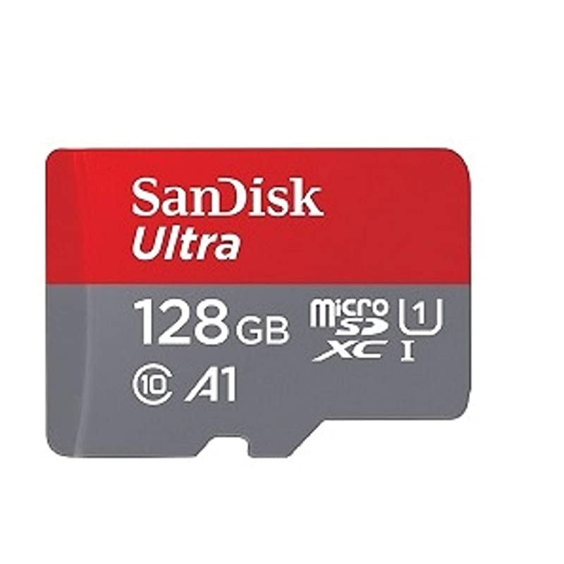 128GB SDXC Micro Ultra Memory Card Works with Samsung Galaxy A50 A40 A30 Cell Phone Class 10 SDSQUAR128GGN6MN Bundle with 1 Everything But Stromboli MicroSD and SD Card Reader
