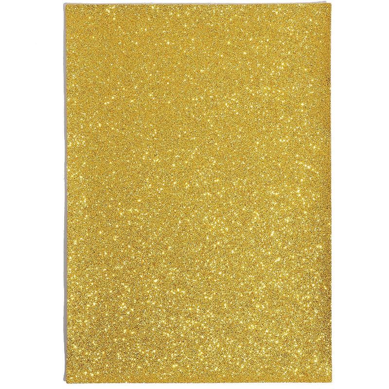 Leather Fabric Sheets with Glitter for DIY Crafts (9x13 in, 24-Pack)