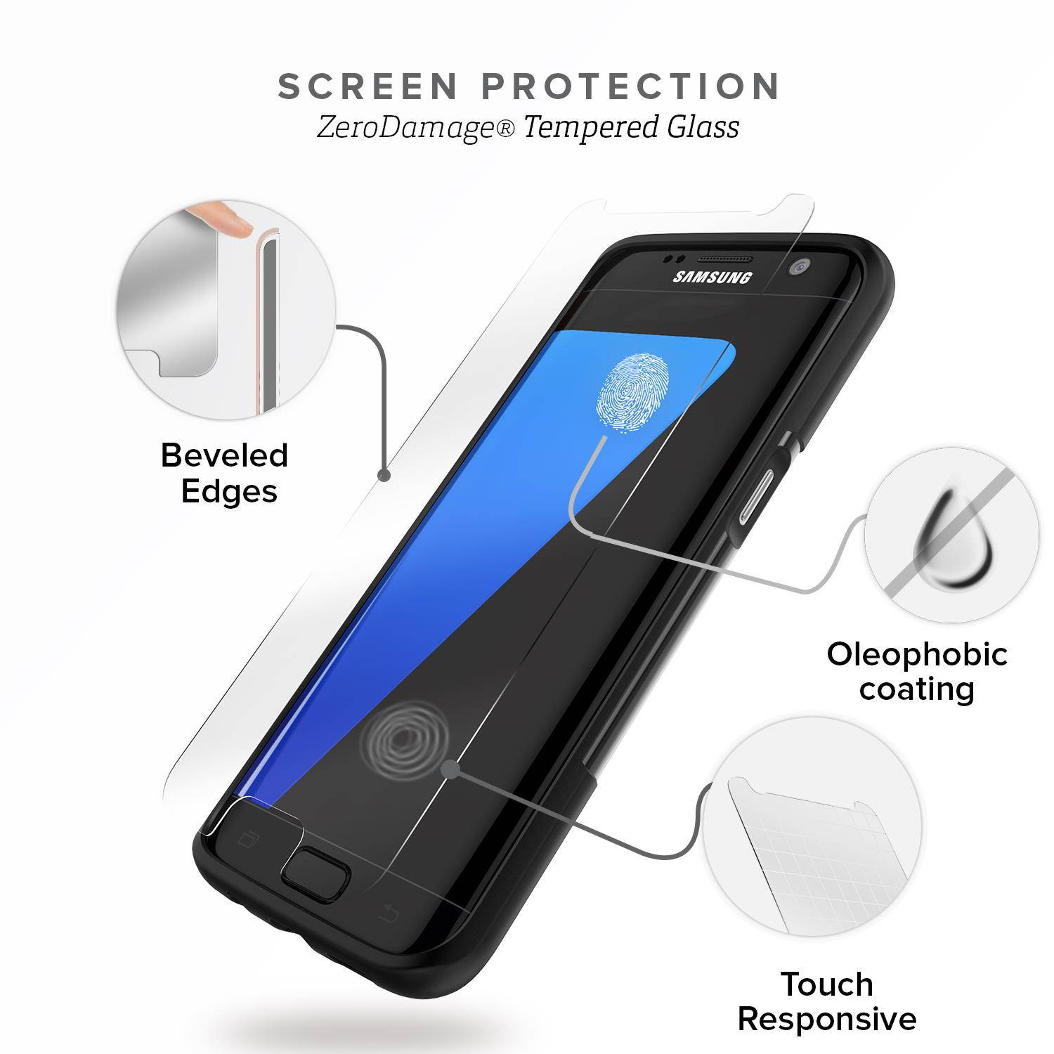 Moshi Vitros Clear Case for iPhone 11 - For Apple iPhone 11 Smartphone - Clear, Raven Black - High Gloss