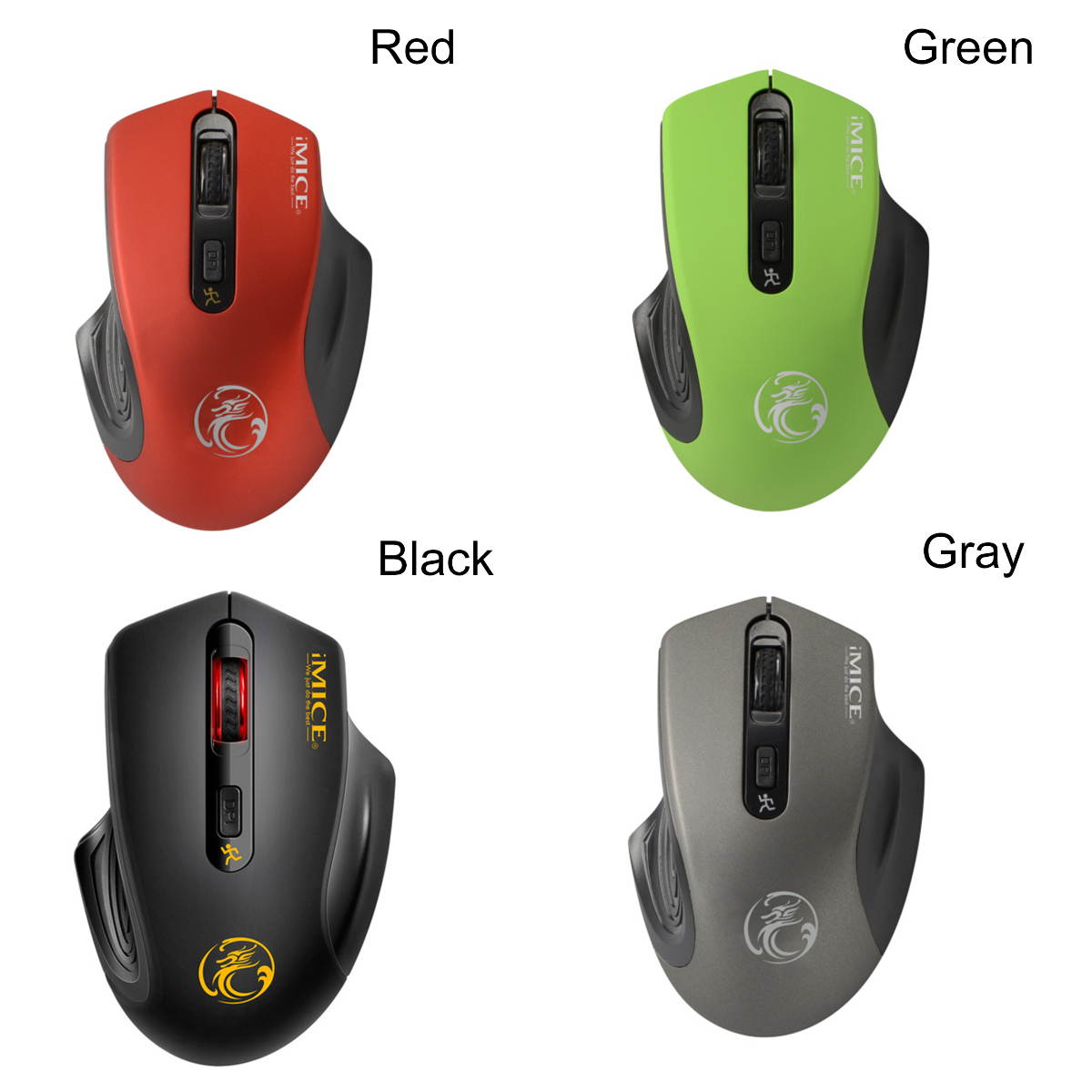 iMICE Wireless Mouse 2000DPI Adjustable USB 3.0 Receiver Optical Computer Gaming Mouse 2.4GHz Ergonomic Mice For Laptop PC Mouse