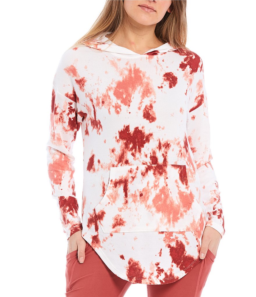 Honey & Sparkle Tie-Dye Long Sleeve Hoodie