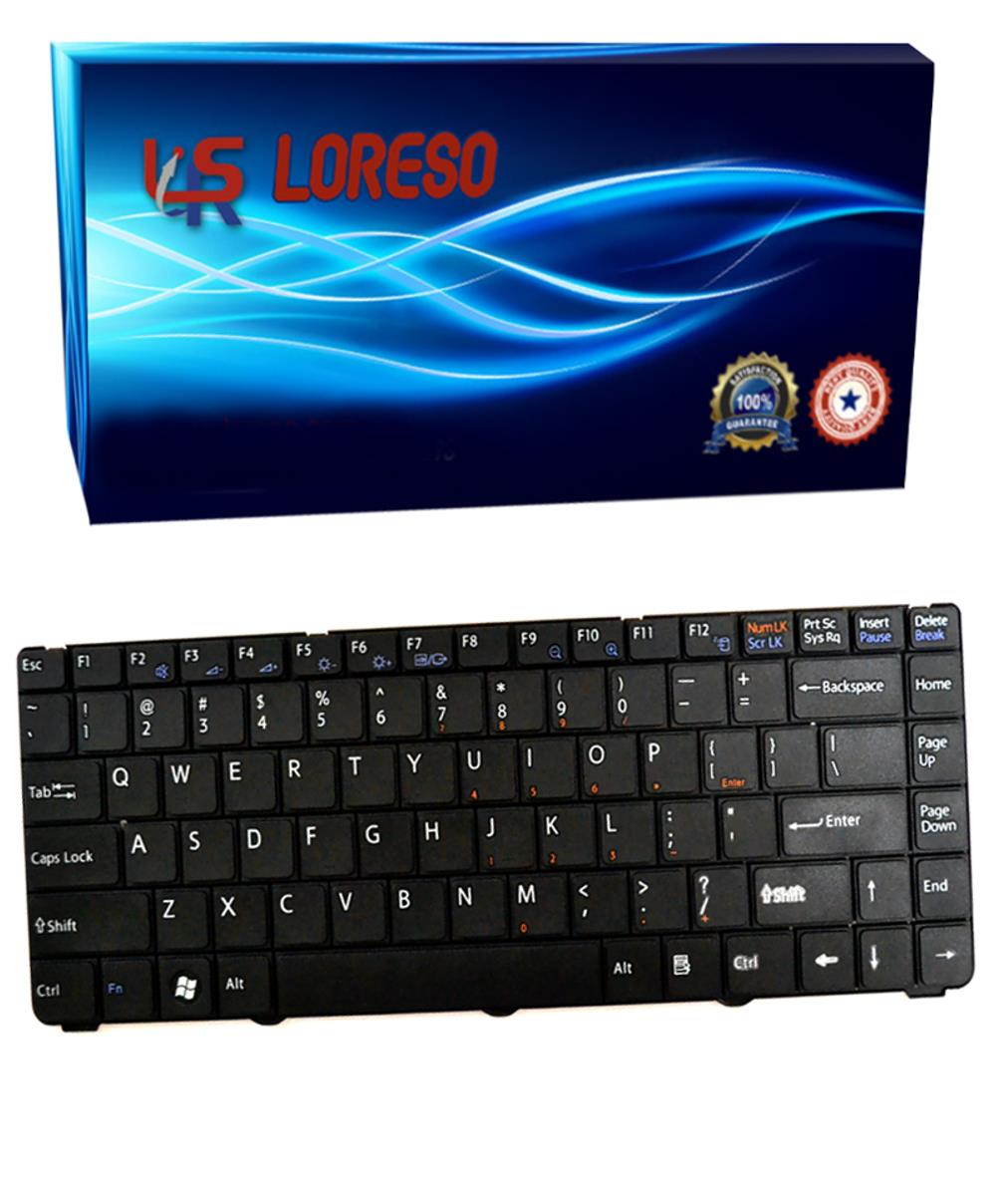 Loreso Compatible Laptop Keyboard Replacement For Sony VAIO VGN-NR VGN-NS 148044381 V072078BS2 53010BM08-203-G NSK-S6101 9J.N0A82.101 81-31205001-04 81-31205001-03 V072078BS1 V072078AS1 - White