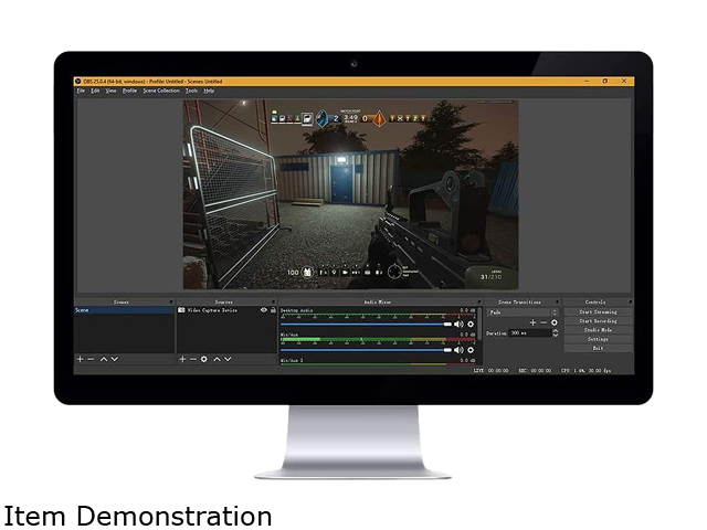HDMI Video Capture Card, BIFALE Audio Video Capture Card HDMI to USB2.0 1080P Record, Easily Connect DSLR, Camcorder, or Action Cam to PC or Mac for High Definition Acquisition, Live Broadcasting