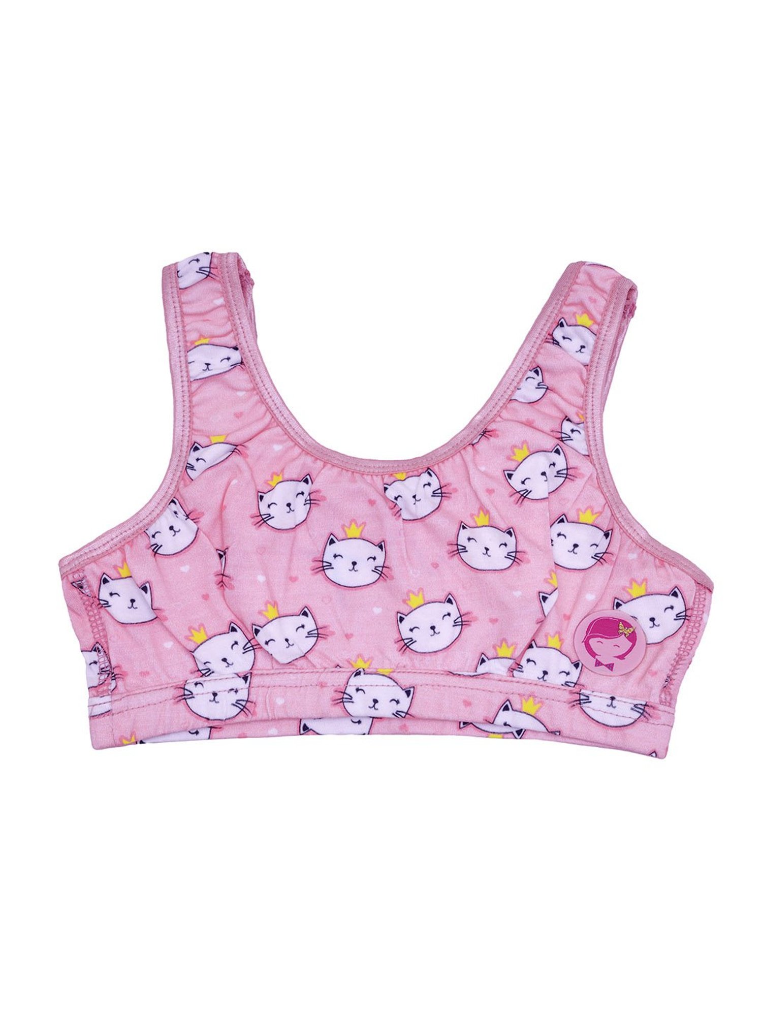 D'chica Kids Pink Printed bras