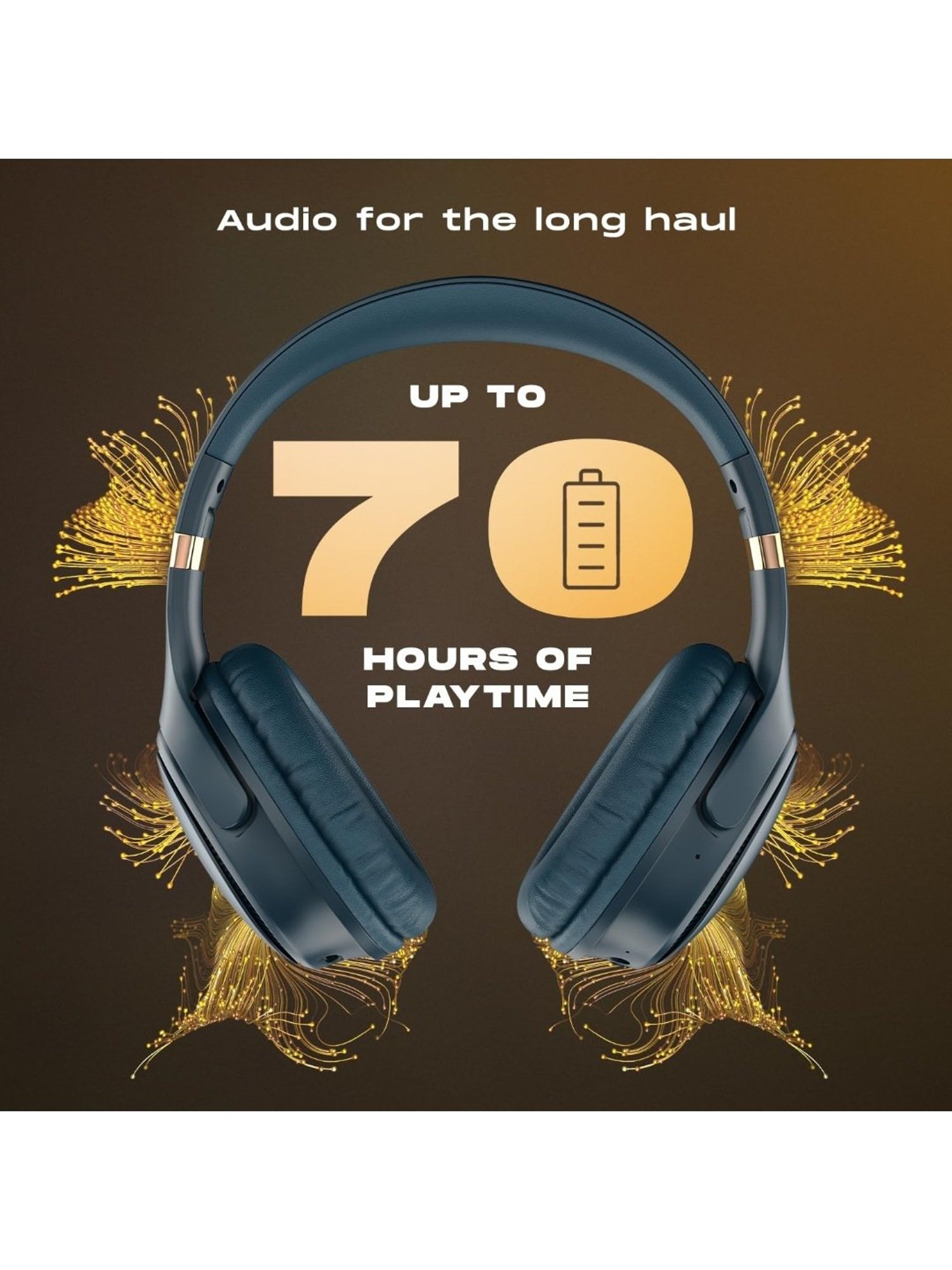 Major IV On Ear Wireless Bluetooth Headphone with Microphone (Black, True Wireless)