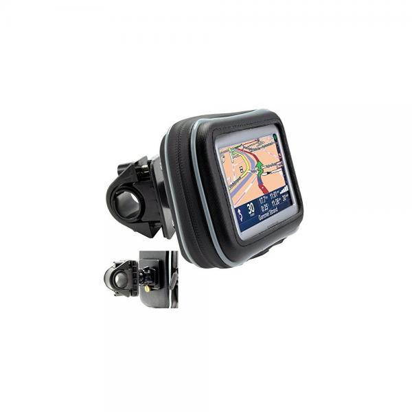 ChargerCity Universal Motorcycle / Bike Mount with Water Resistant Case for 4.3" & 5" inch GPS Garmin Nuvi Drive DriveSmart 50 51 52 54 55 56 58 57 42 44 45 2539 2555 2557 2595 2597 2598 2599 LM LMT
