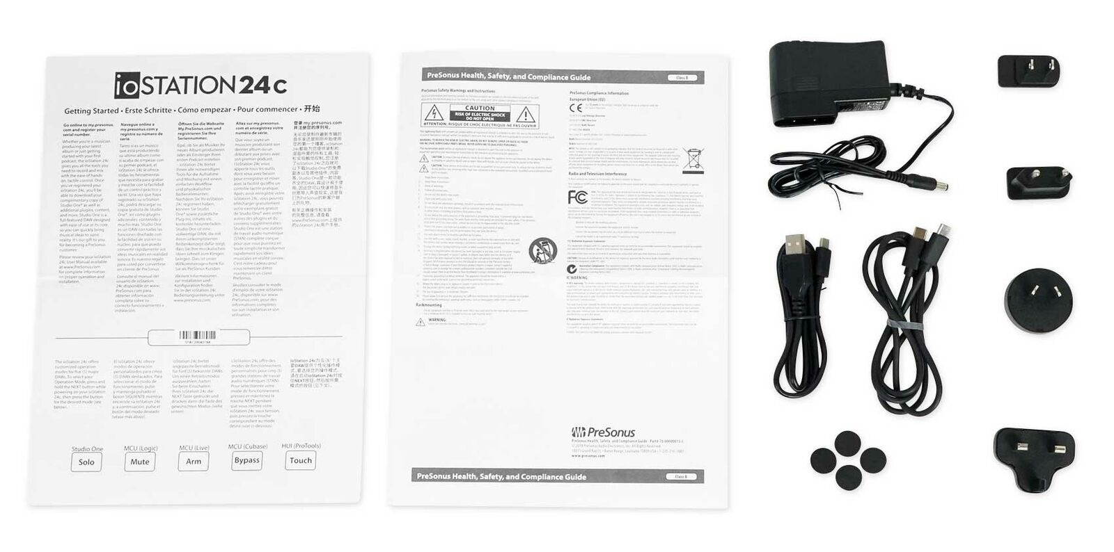 PRESONUS ioStation 24c 2x2 Recording interface Controller+Studio Mic+Desk Stand