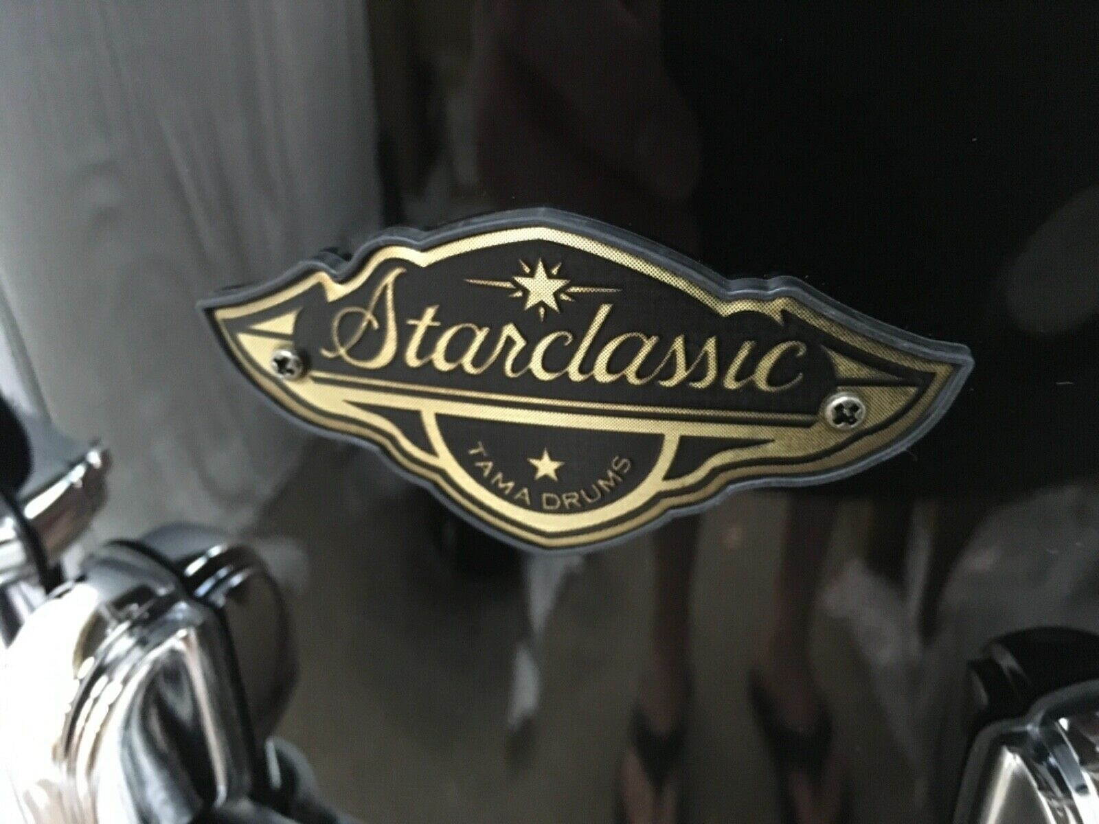 Tama Starclassic Walnut/Birch 14" Dia X 8" Deep Snare Drum/Piano Black/Rare!