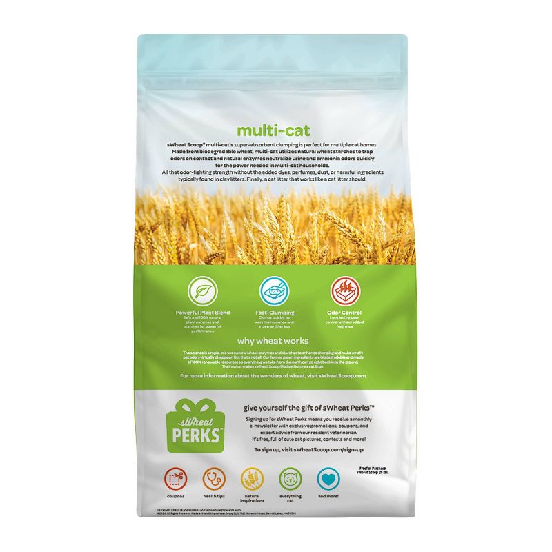 sWheat Scoop Multi-Cat Litter - 25lb