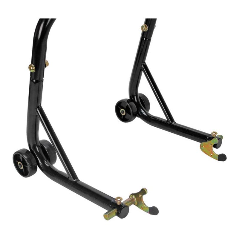 Extreme Max 5600.3211 Sport Bike Motorcycle Front and Rear Spool Style Fork Lift Stand for Repair and Storage