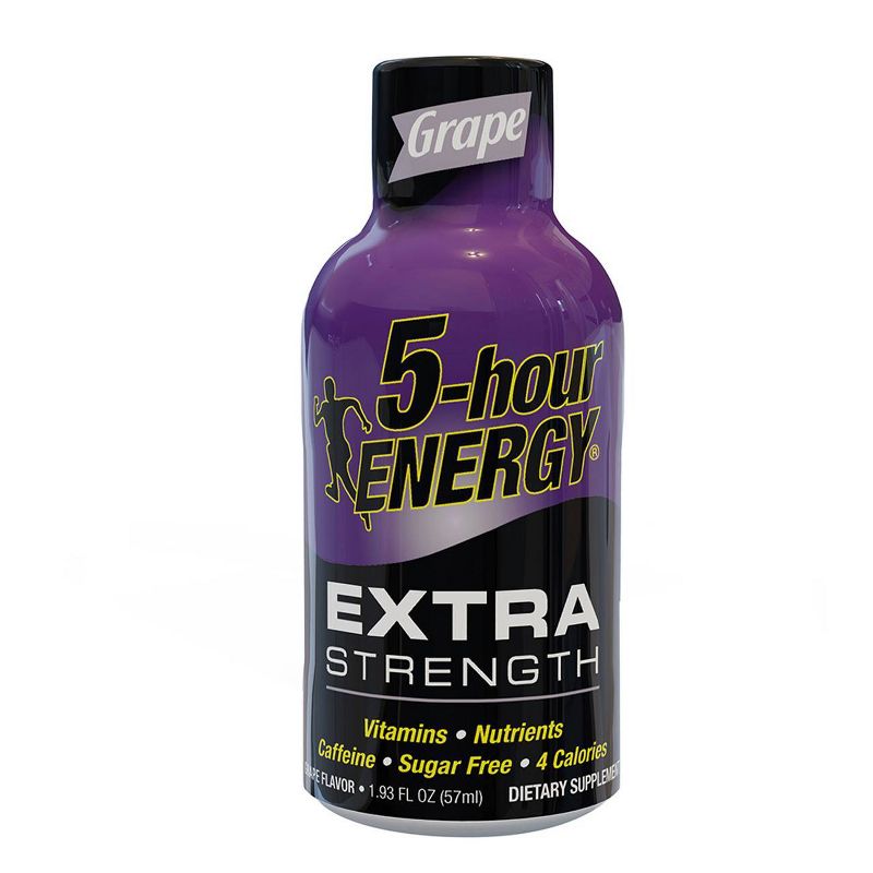 5 Hour Energy Extra Strength Shot - Grape - 6pk