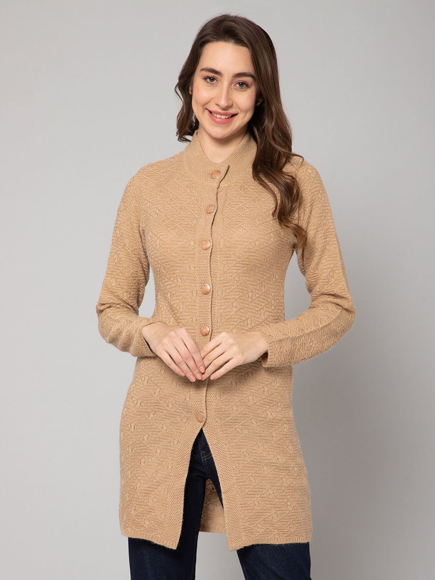 Cantabil Beige Cardigan