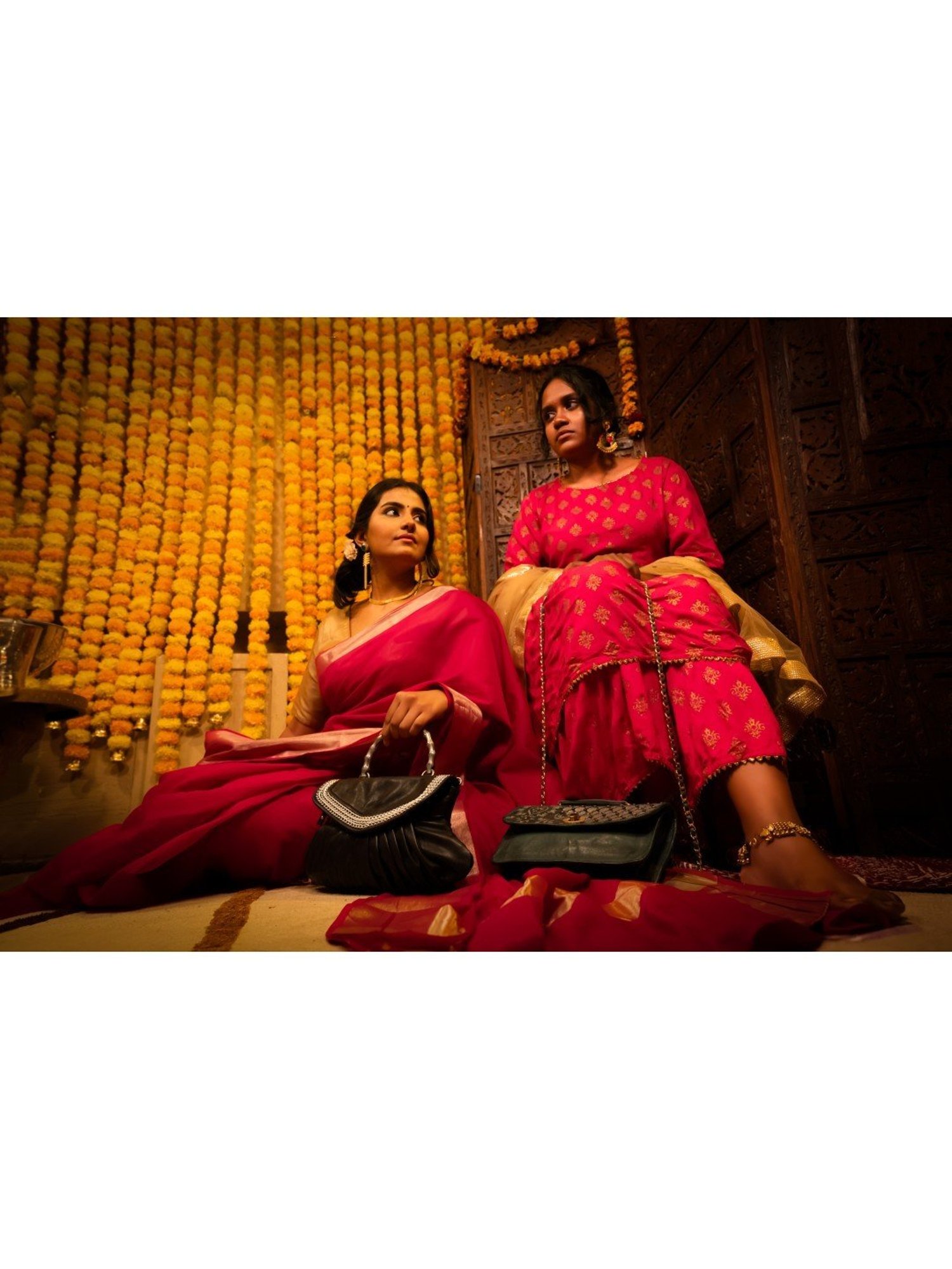 Art N Vintage Luminosa Olive Leather Embellished Small Sling Handbag