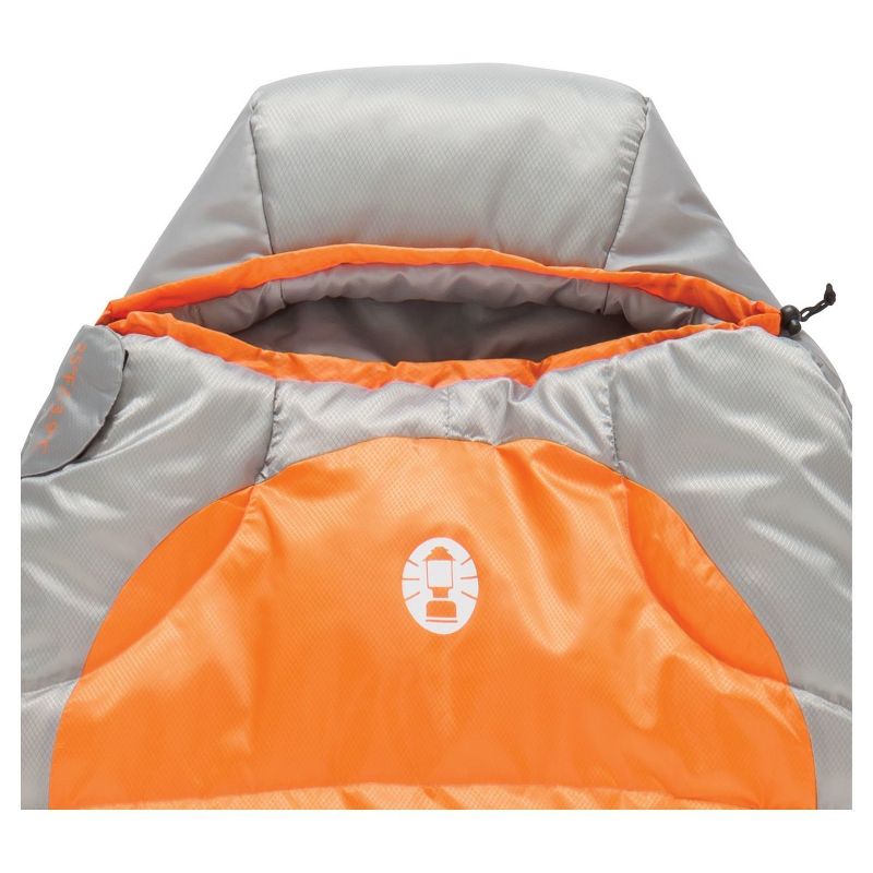 Coleman Silverton 25 Degrees Mummy Sleeping Bag – Orange/Gray