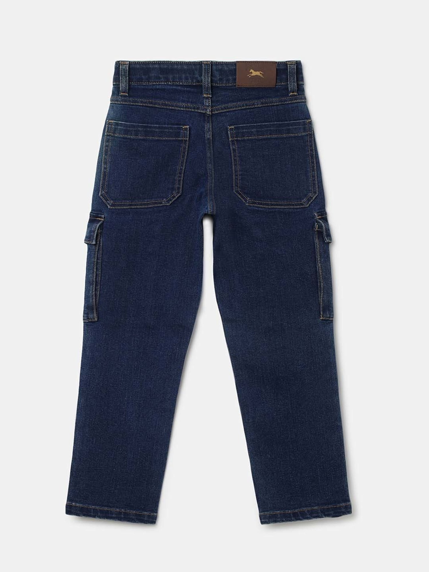 United Colors of Benetton Boys Blue Straight Fit Jeans