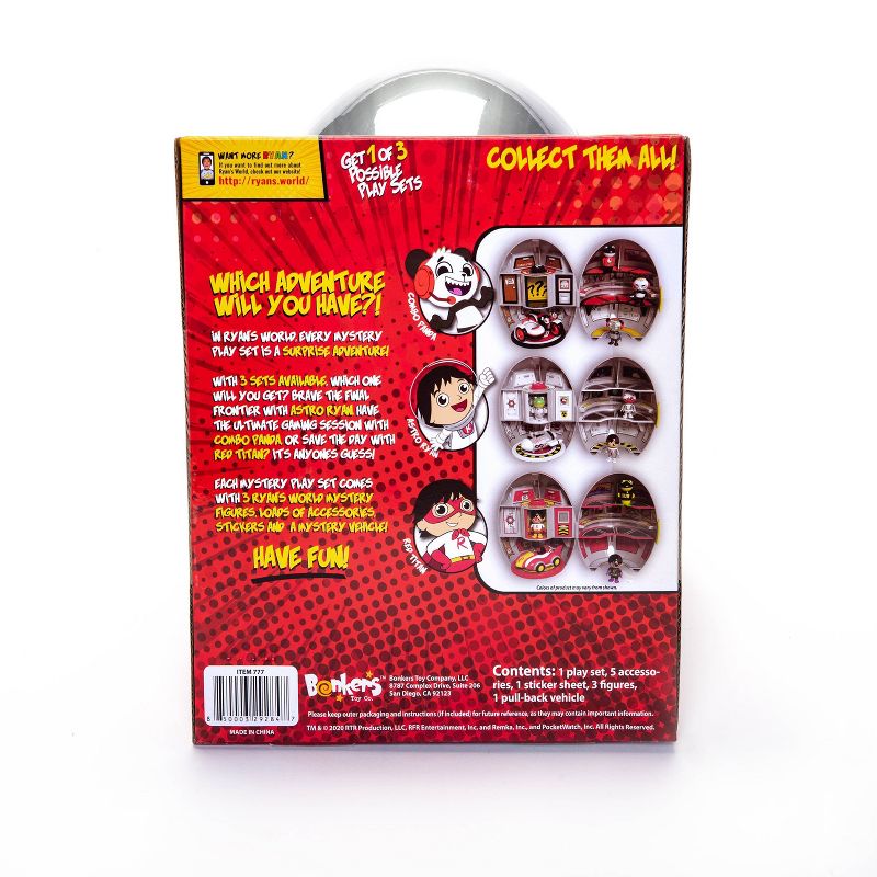 Ryan's World Mystery Adventure Playset Egg