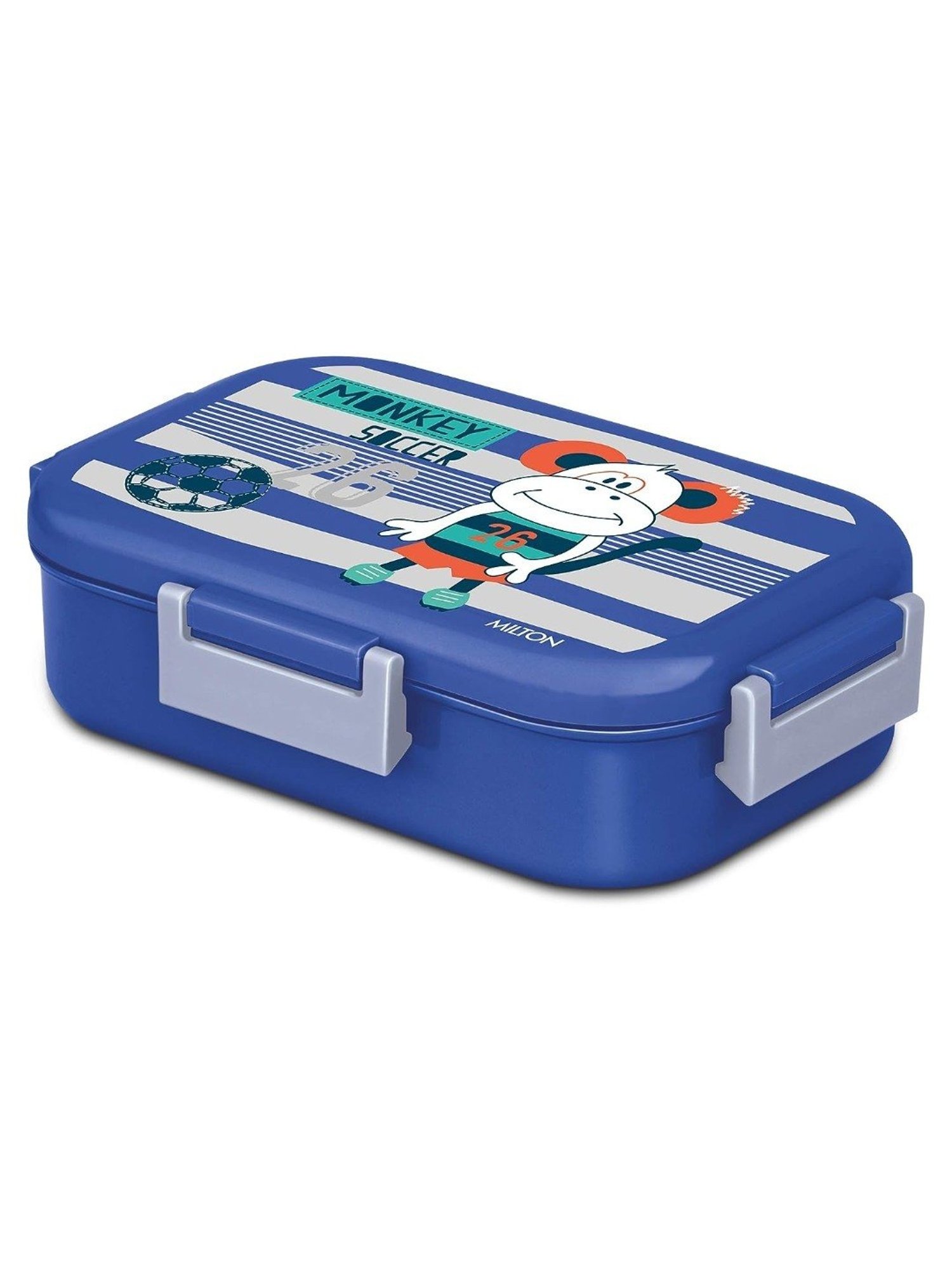 Milton New Flatmate Blue Plastic & Steel Tiffin Box (700 ml)
