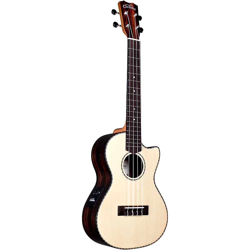 Cordoba 21T-CE Tenor Acoustic-Electric Ukulele Natural