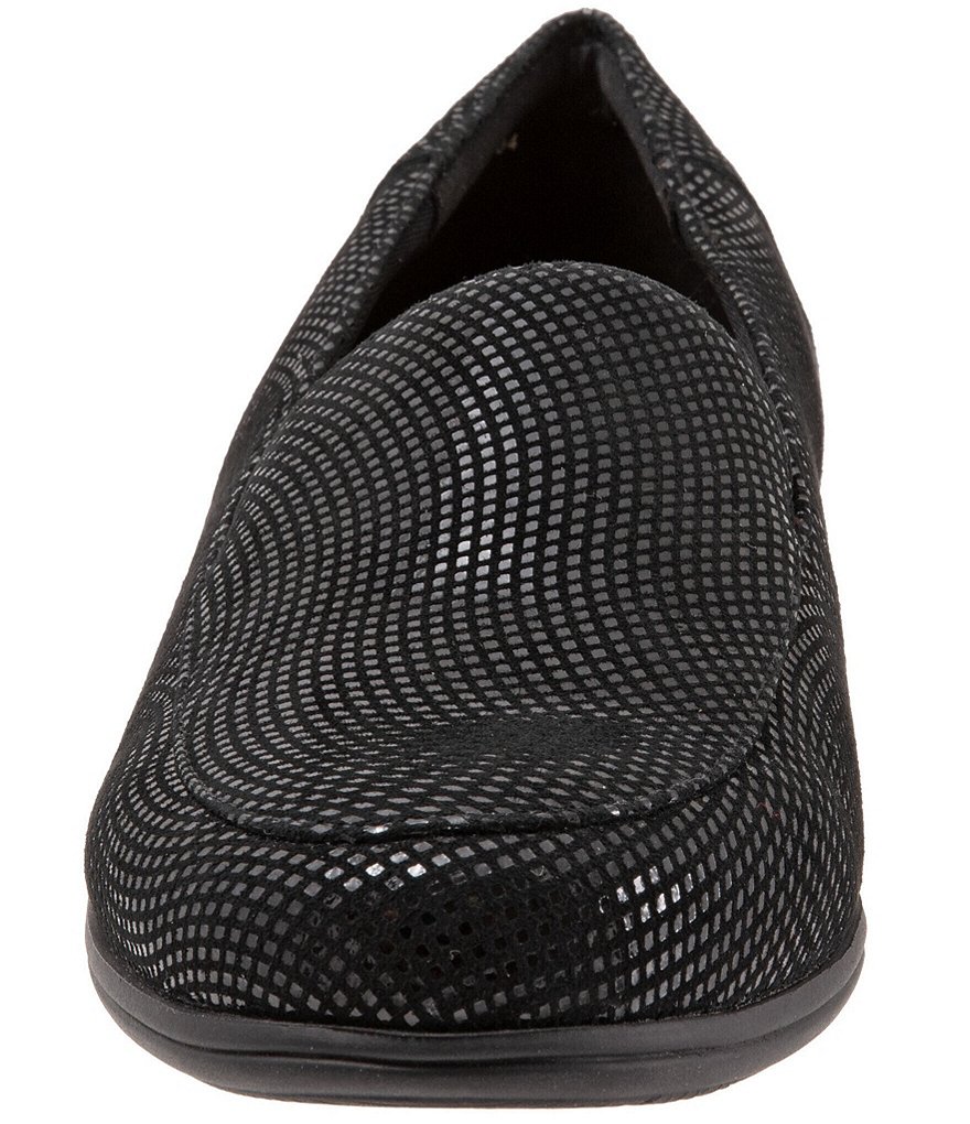 Trotters Deanna Mini Dots Leather Slip-On Loafers