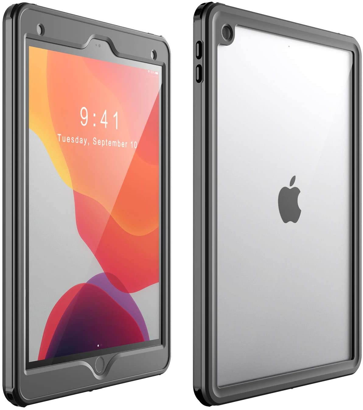 Waterproof Protective Case with Built-in Screen Protector ShockAbsorbing Bumper Dustproof Submersible FullBody Case for iPad 10.2