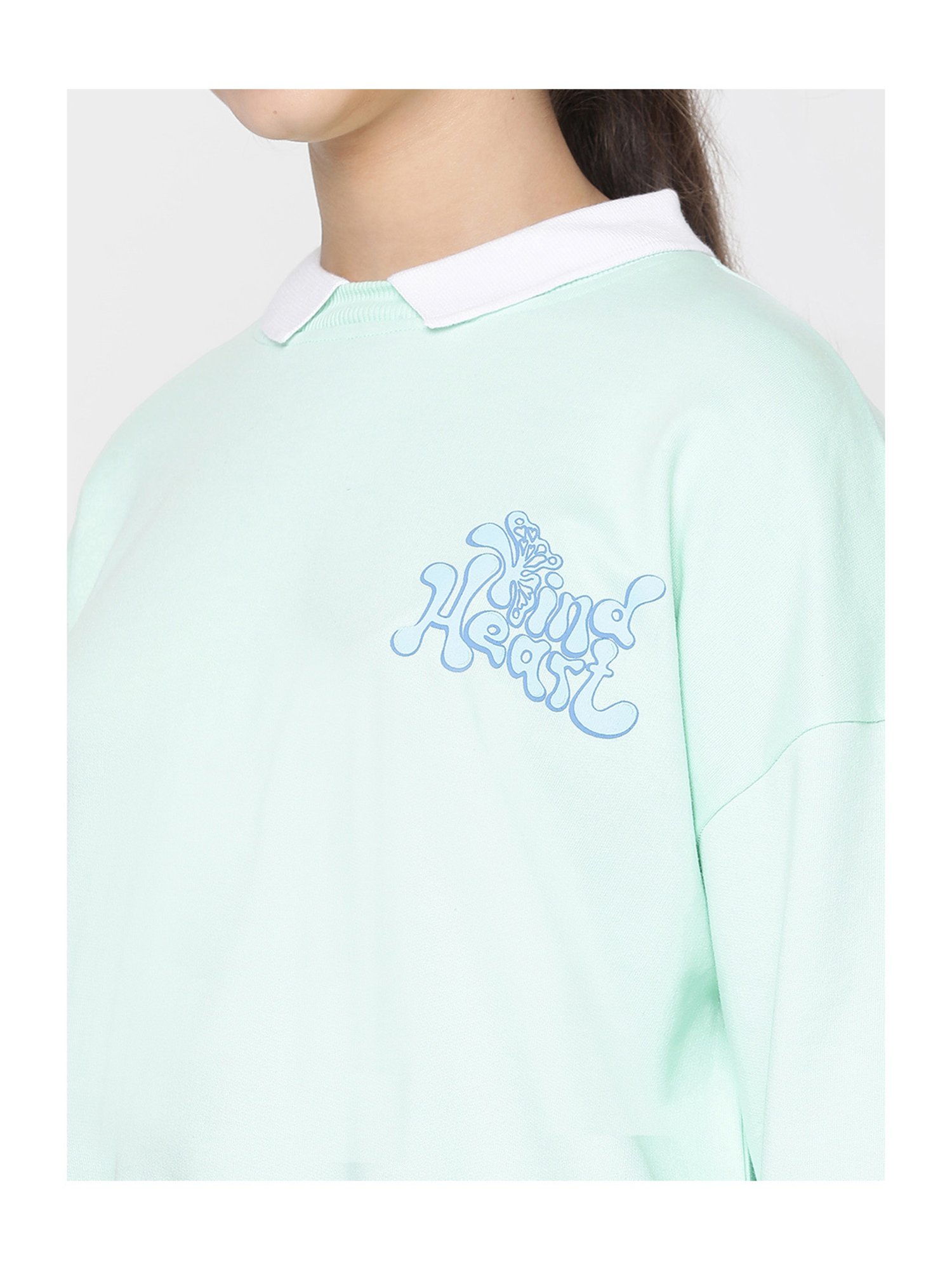 Lil Tomatoes Kids Light Green Graphic Print Full Sleeves T-Shirt with Pants