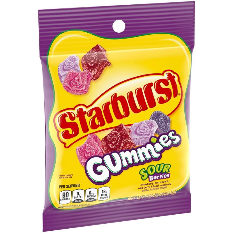 Starburst Sour Berry Gummies Peg - 5.8oz