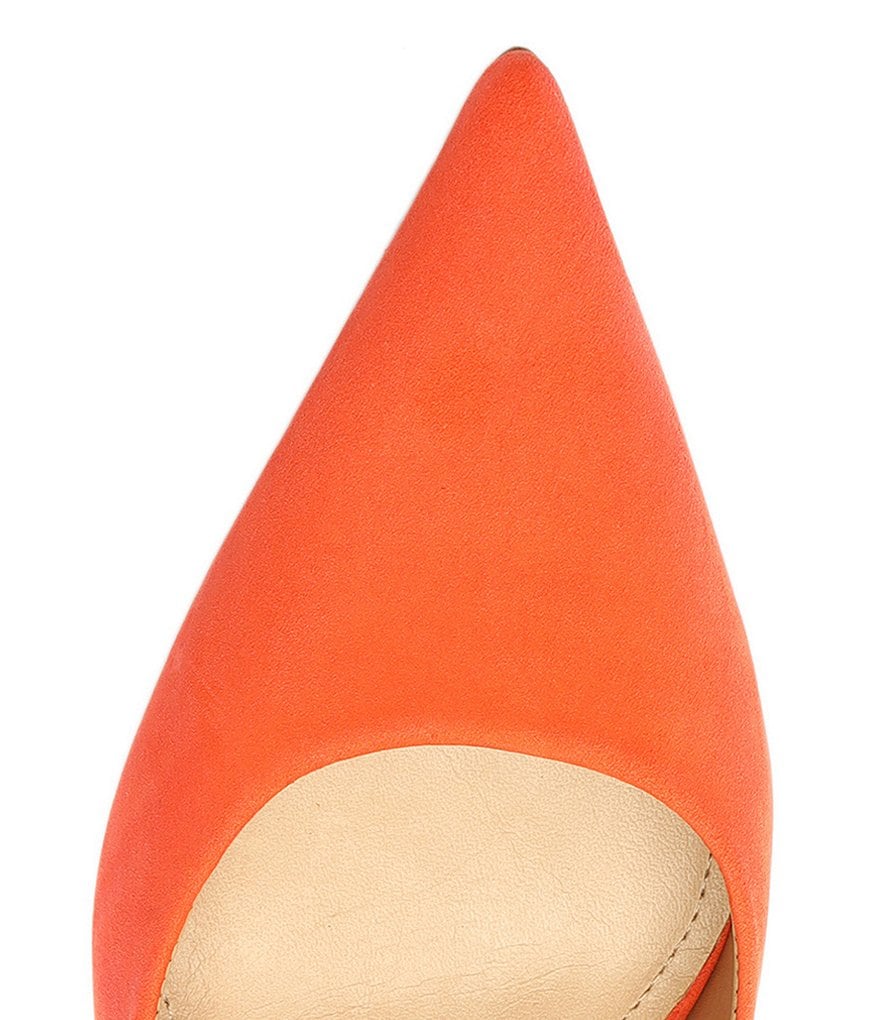 Schutz Lou Suede Pointed Toe Pumps