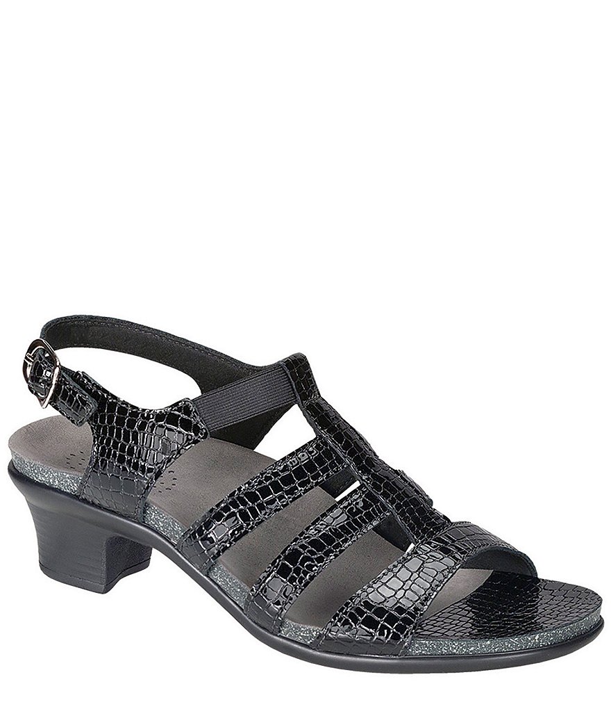 SAS Allegro Comfort Croc Embossed Sandals