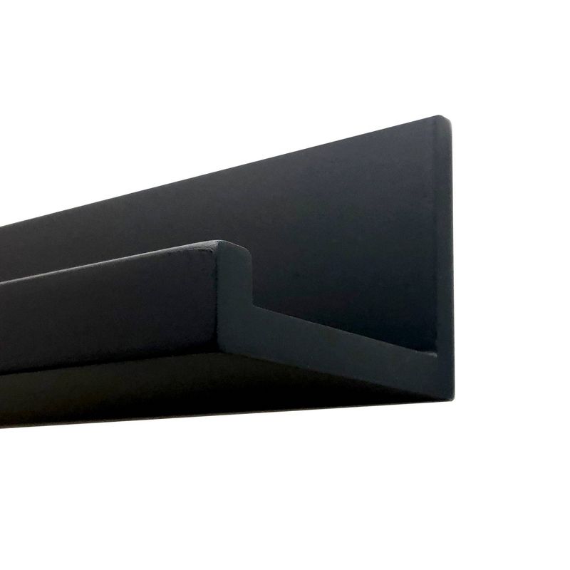 Picture Ledge Decorative Wall Shelf - Black