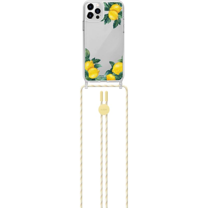 LAUT Apple iPhone 12/12 Pro Crystal Pop Necklace Phone Case - Citron