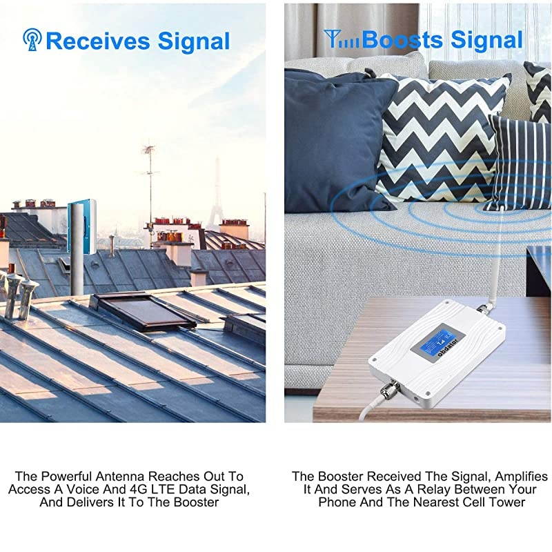 Phone Signal Booster Verizon AT&T Phone Booster 4G LTE Band 12/17/13 Verizon US ular Signal Amplifier Booster ATT Mobile Phone Signal Booster Repeater