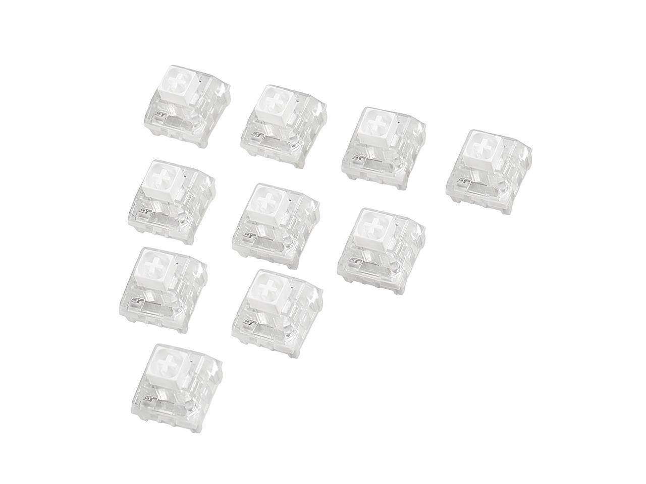 10Pcs Kailh BOX White Switch Keyboard Switches for Mechanical Gaming Keyboard