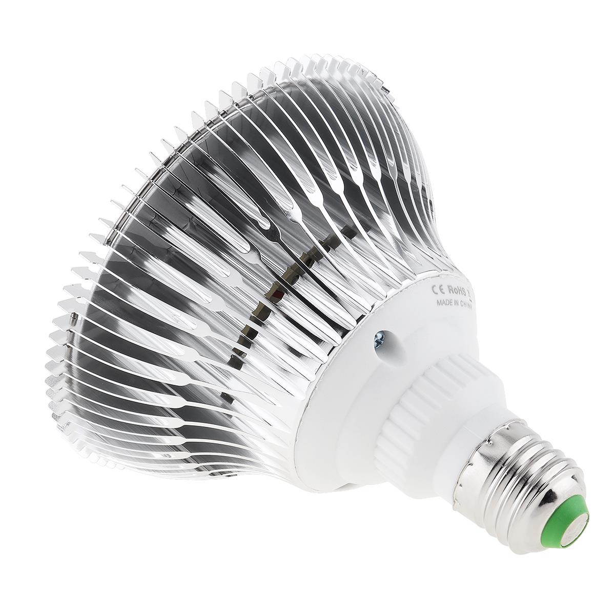 E27 85V-265V 80W 120 LEDs Plant Fill Grow Light Full Spectrum Band Red 78 & Blue 24 & Warm 6 & Infrared 6 & UV 6 for Grow Tent / Bonsai