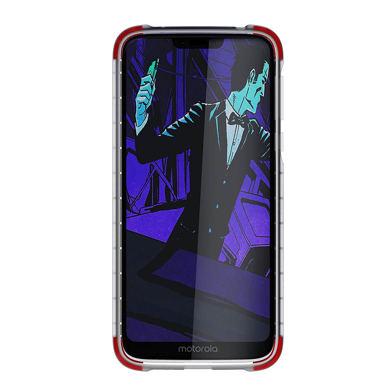 Ghostek Covert Clear Moto G7 Play Case with Super Slim Military Grade Armor Design Shockproof Heavy Duty Protection Scratch Resistant Back and Non-Slip Grip 2019 Moto G7 Play (5.7 Inch) - (Clear)