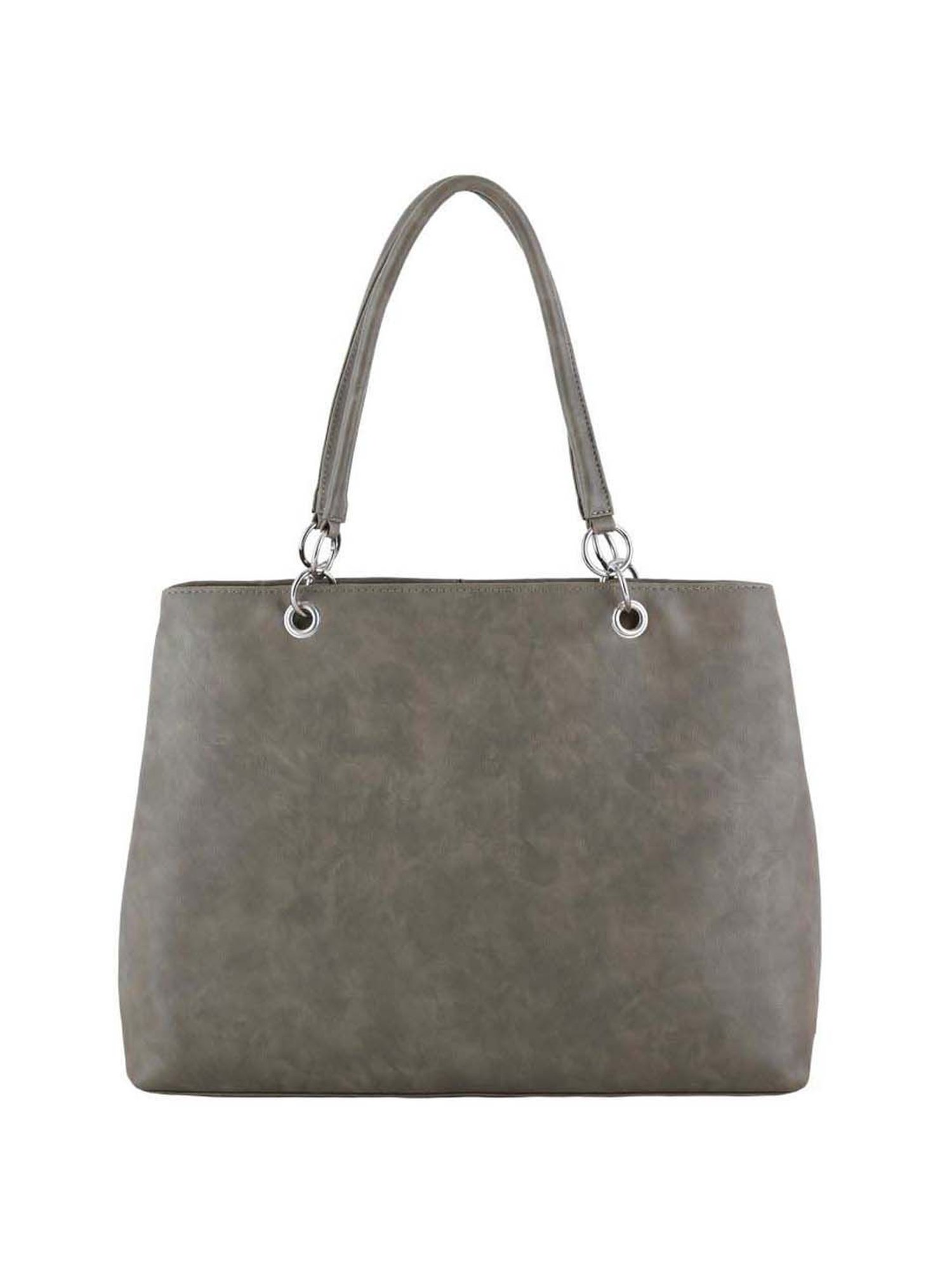 Toteteca Green Solid Medium Tote Handbag