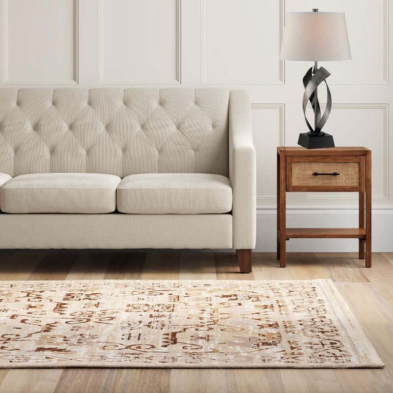 Wayde 1 Light Table Lamp Gun Metal Black (Includes CFL Light Bulb) - Lite Source