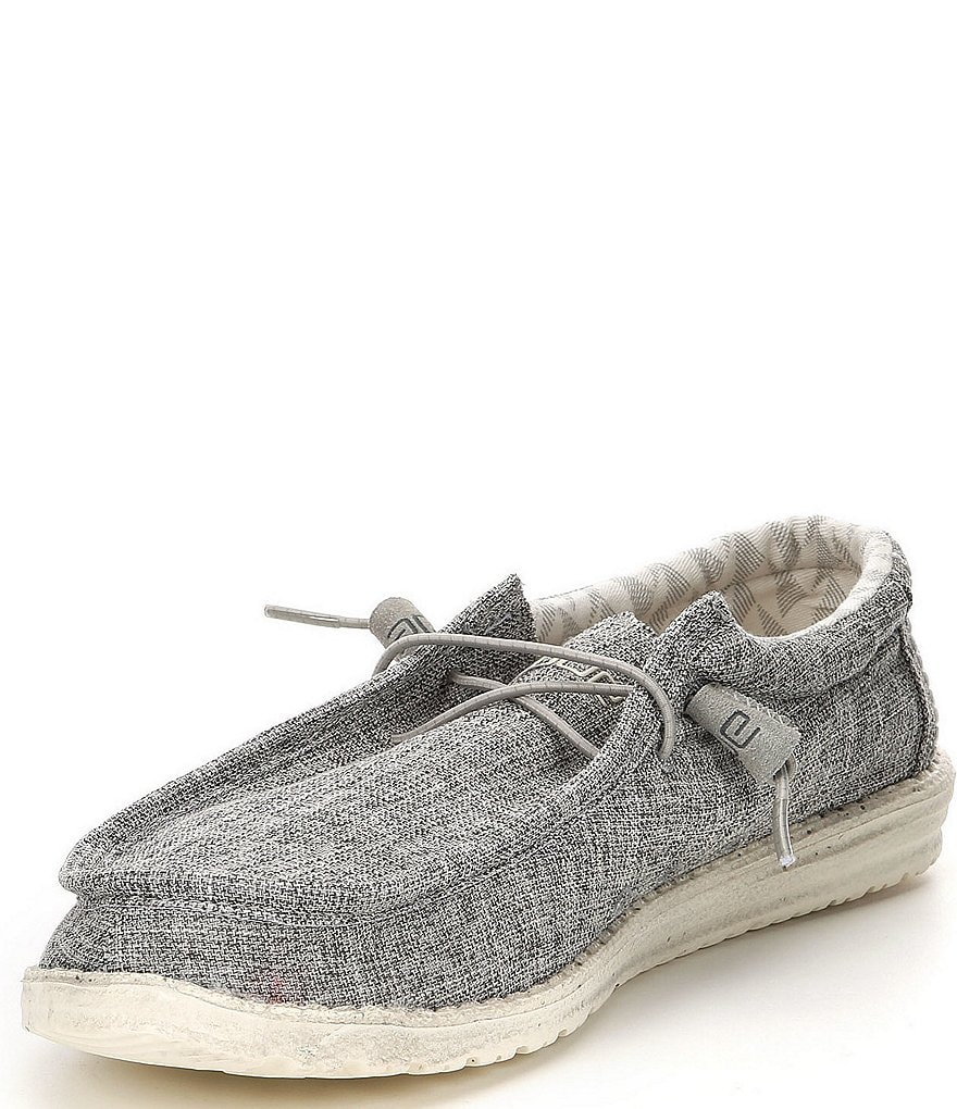 Hey Dude Men's Wally Linen Washable Chukka