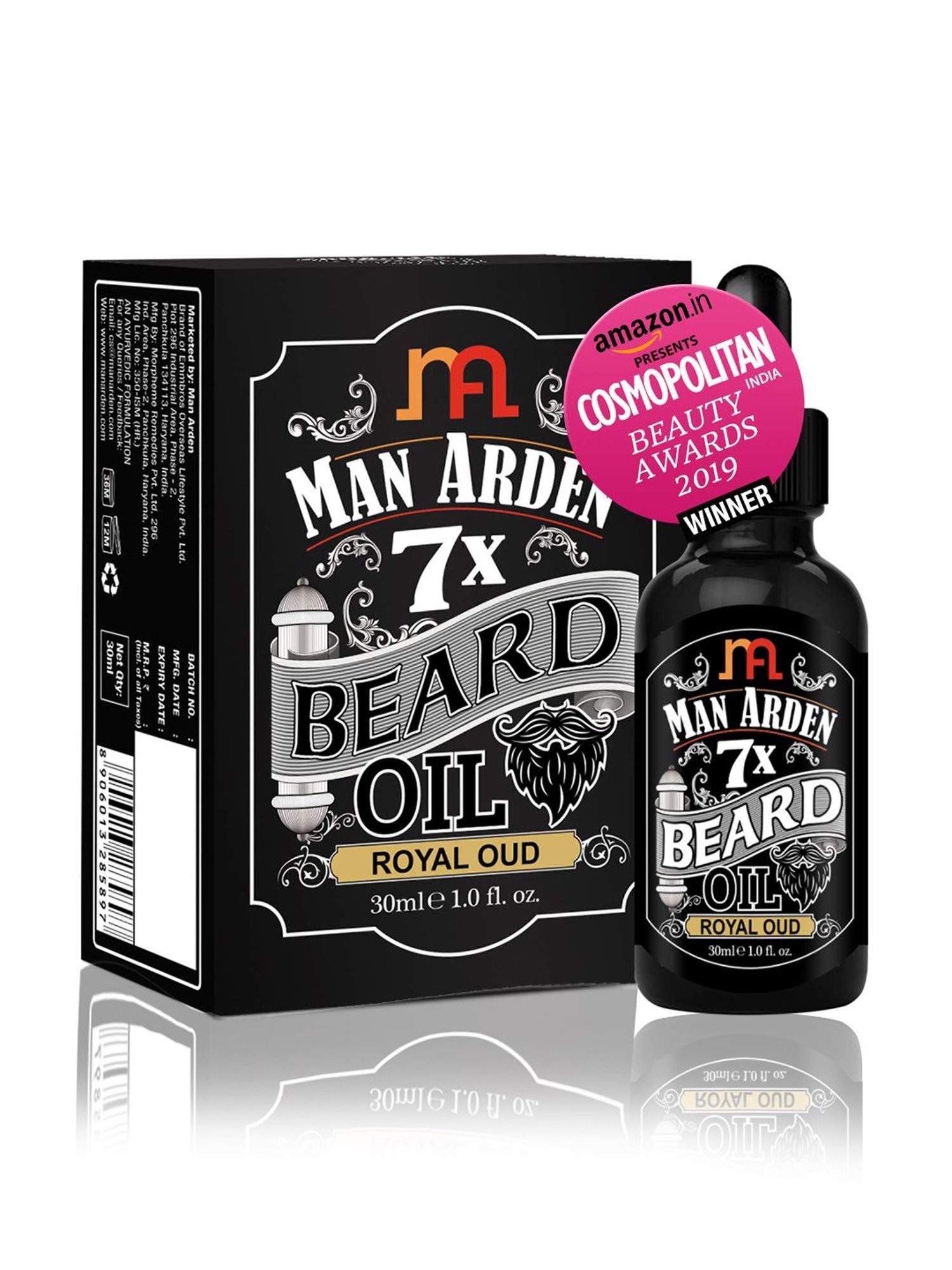 Man Arden 7X Royal Oud Beard Oil - 30 ml