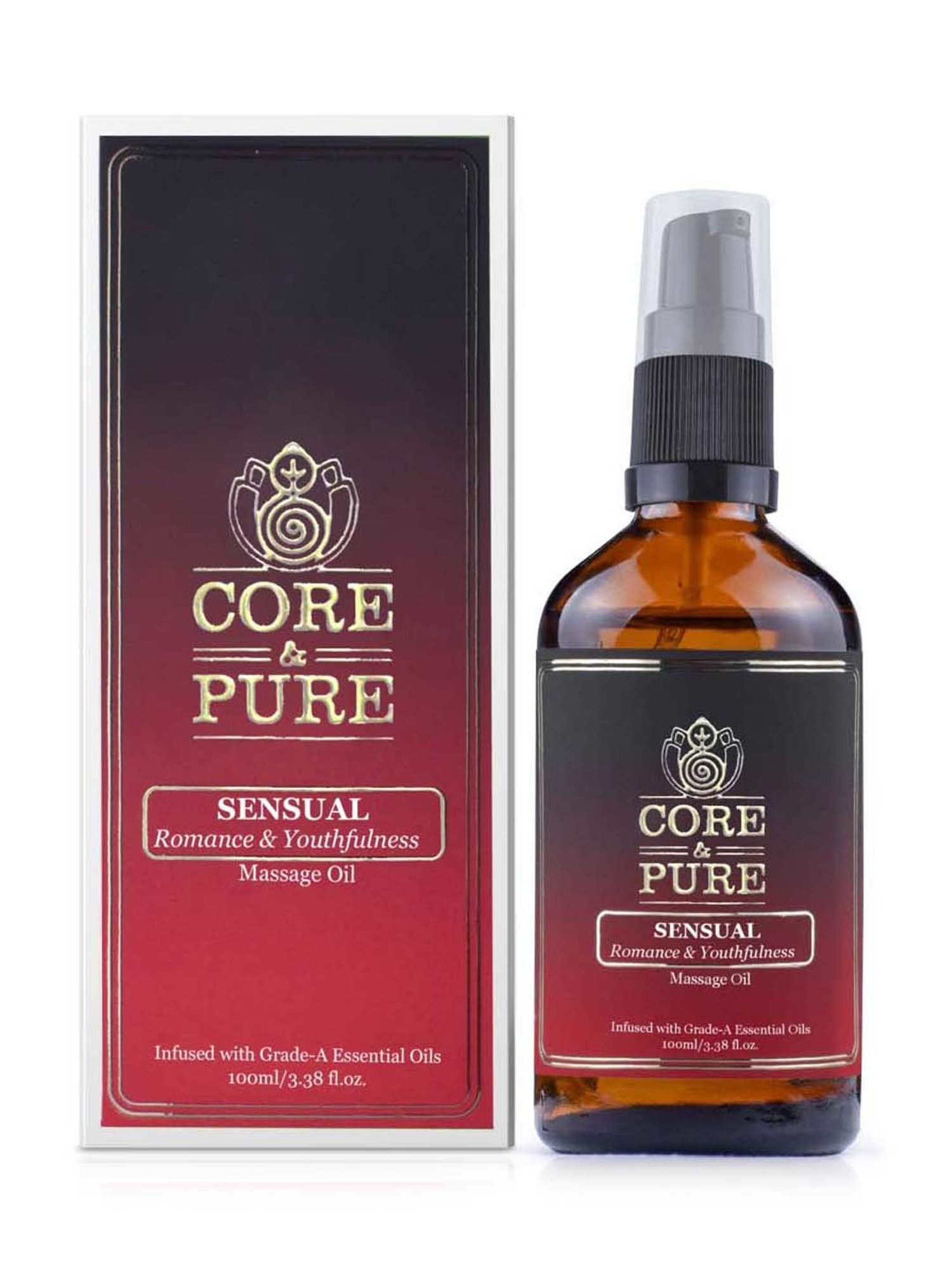 CORE & PURE Sensual Massage Oil - 100 ml