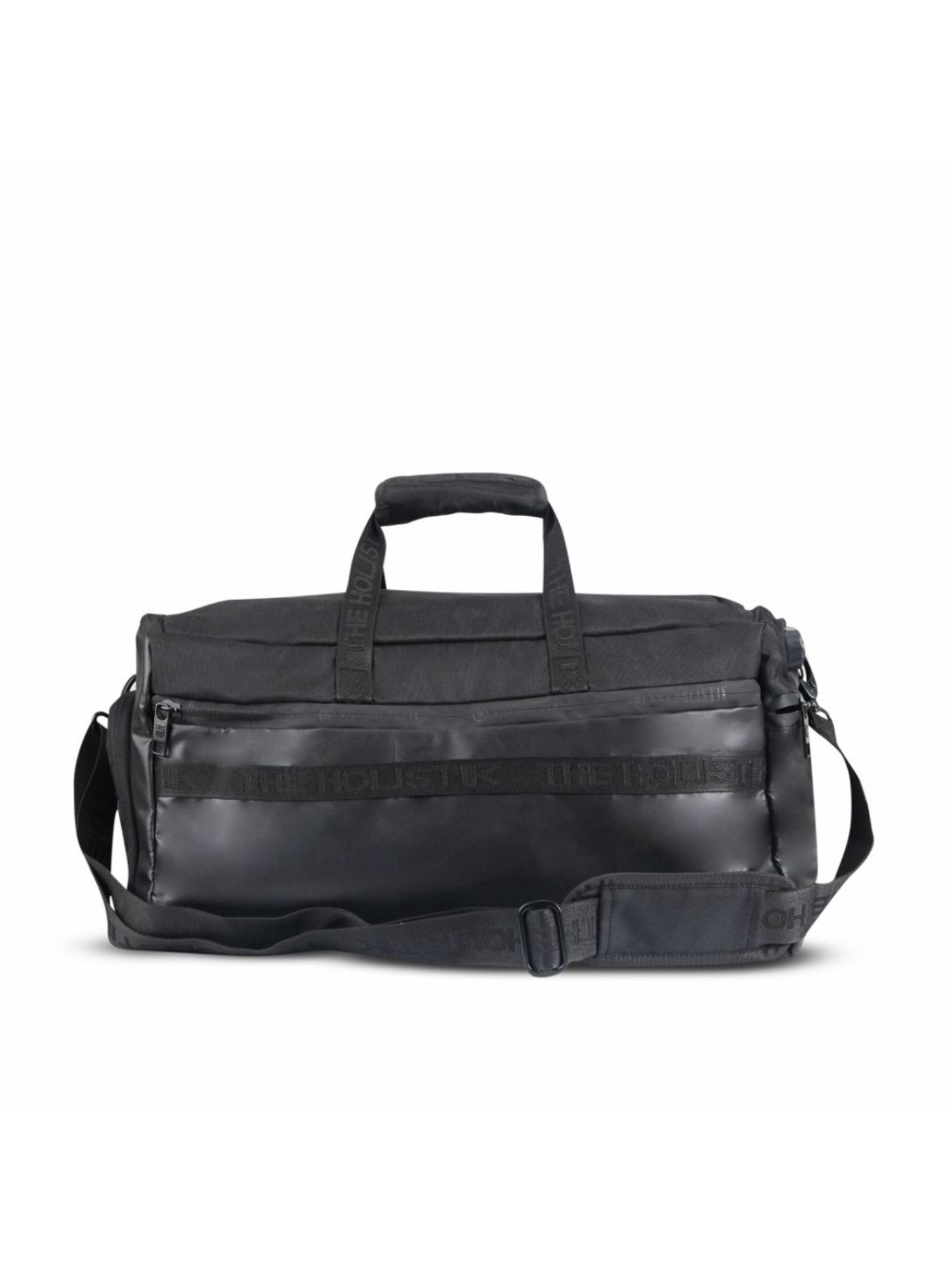 THE HOLISTIK Black Large Wanderer Expandable Duffel Bag