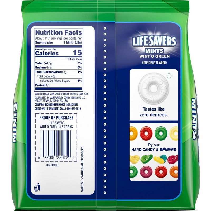 Life Savers Wint-O-Green Sharing Size - 14.5oz