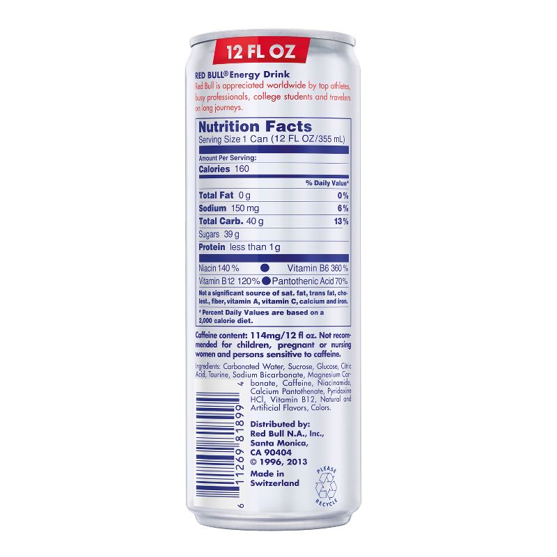Red Bull Energy Drink - Energy Drink - 12 fl oz Can