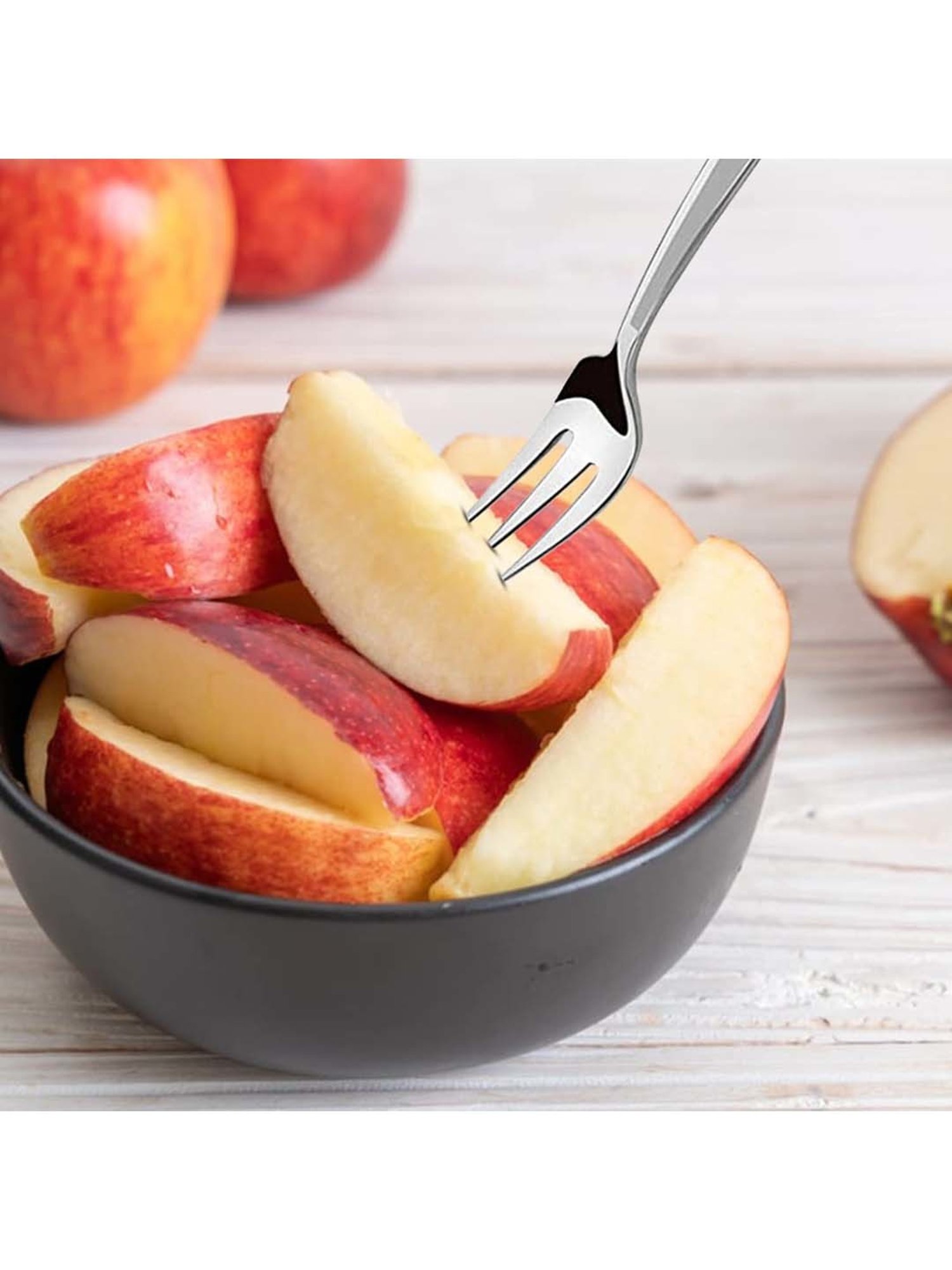 FnS Creta Silver Stainless Steel Dinner Fork - Set of 12