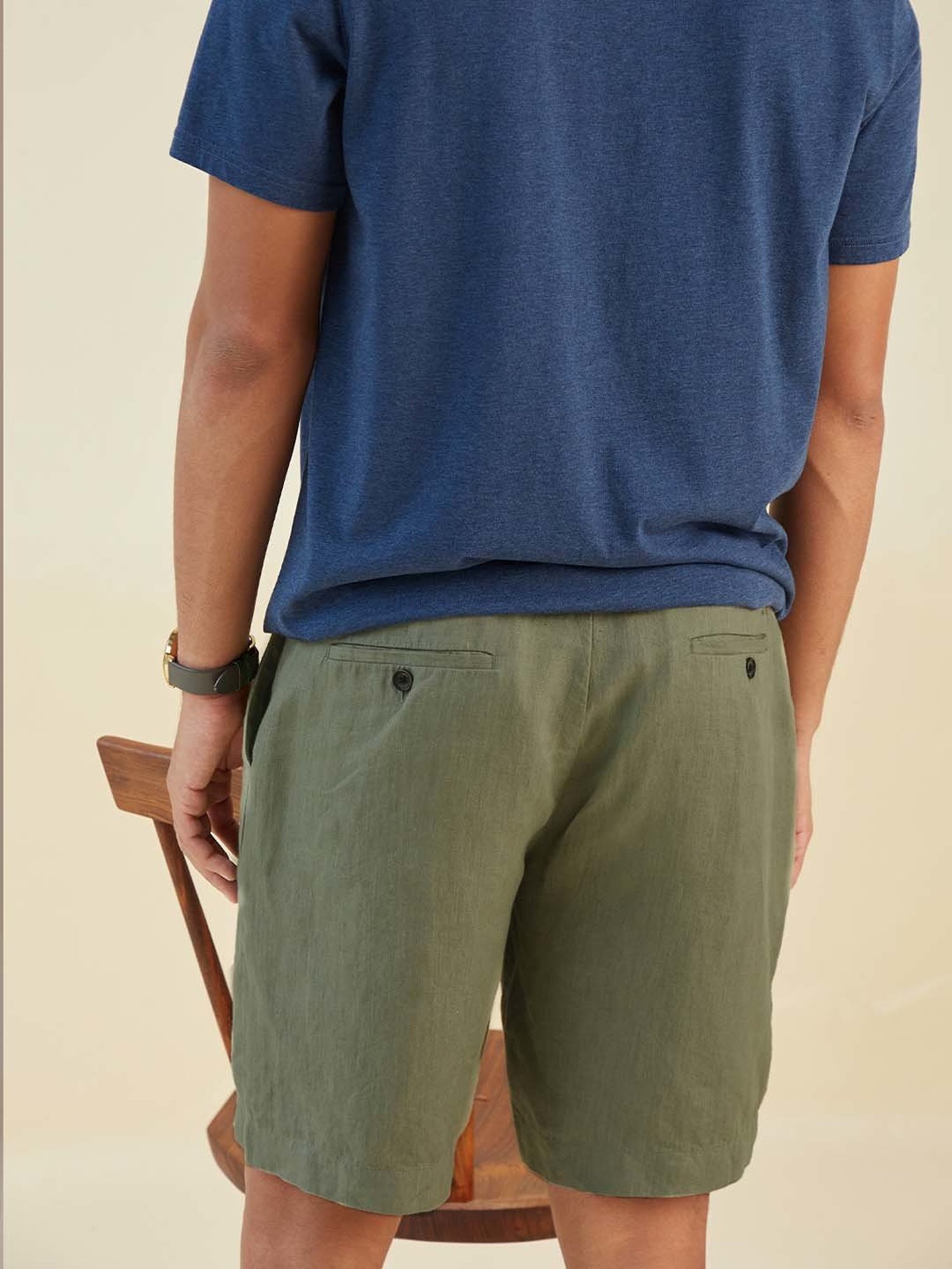 Andamen Green Regular Fit Shorts