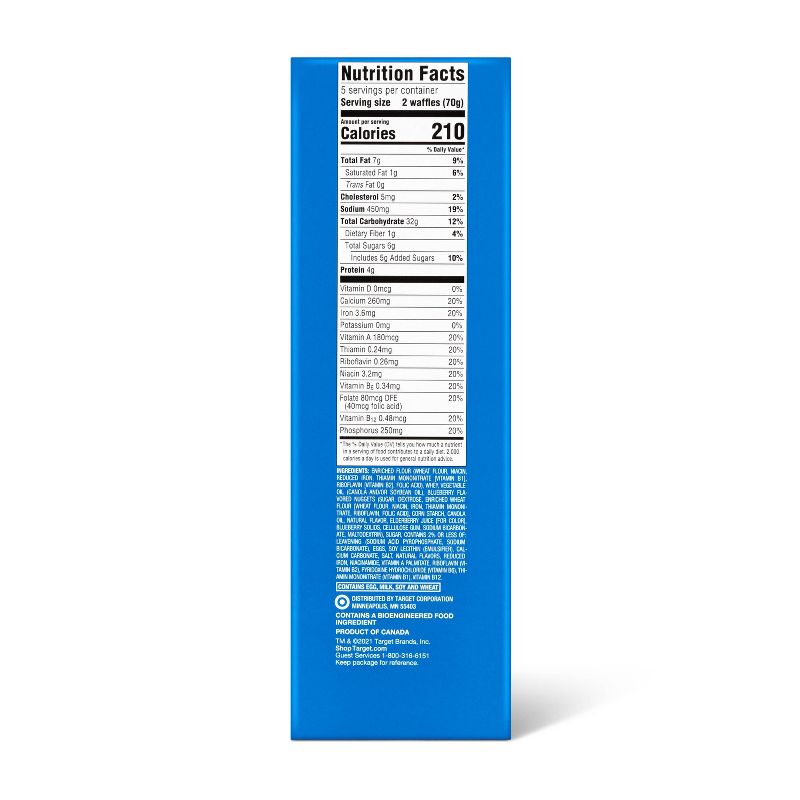 Frozen Blueberry Waffles - 10ct - Good & Gather™