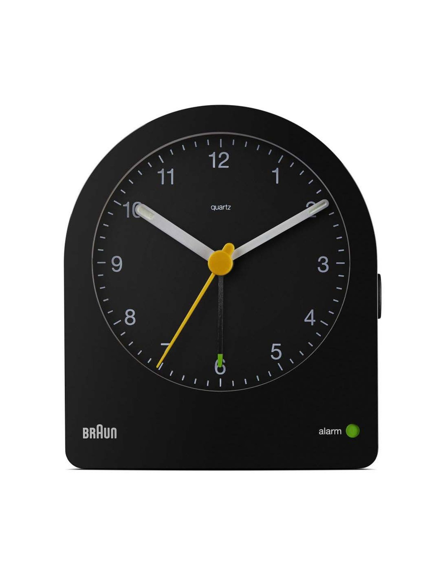 Braun Black Classic Large Analog Wall Clock With Silent Sweep Movement