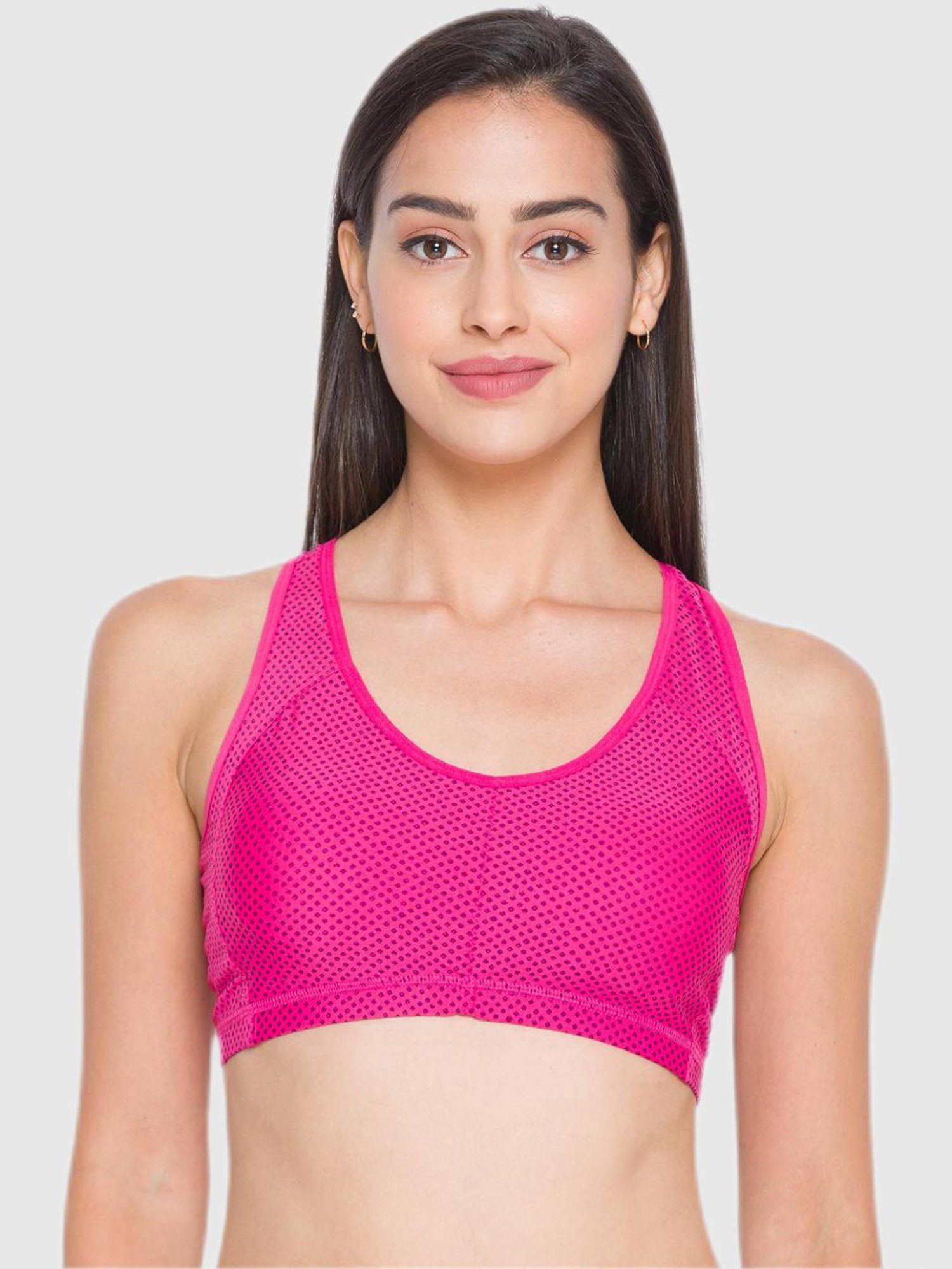 Candyskin Magenta Printed Padded Bra